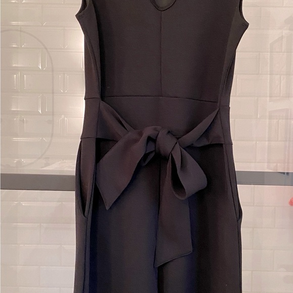 NWT Smash + Tess Standout Wide Leg Romper - Med Black Sleeveless Jumpsuit - Picture 5 of 11